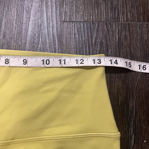 Lululemon Align High-Rise Pant Leggings 25" Yellow Pear Size10 W5CTCS - Picture 3 of 9
